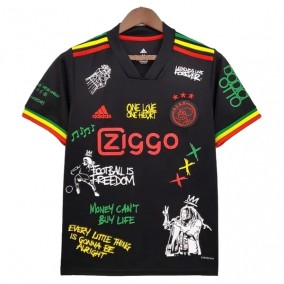 Sæson 2022/2023 AFC Ajax Tredje Trøje Limited Edition Bob Marley